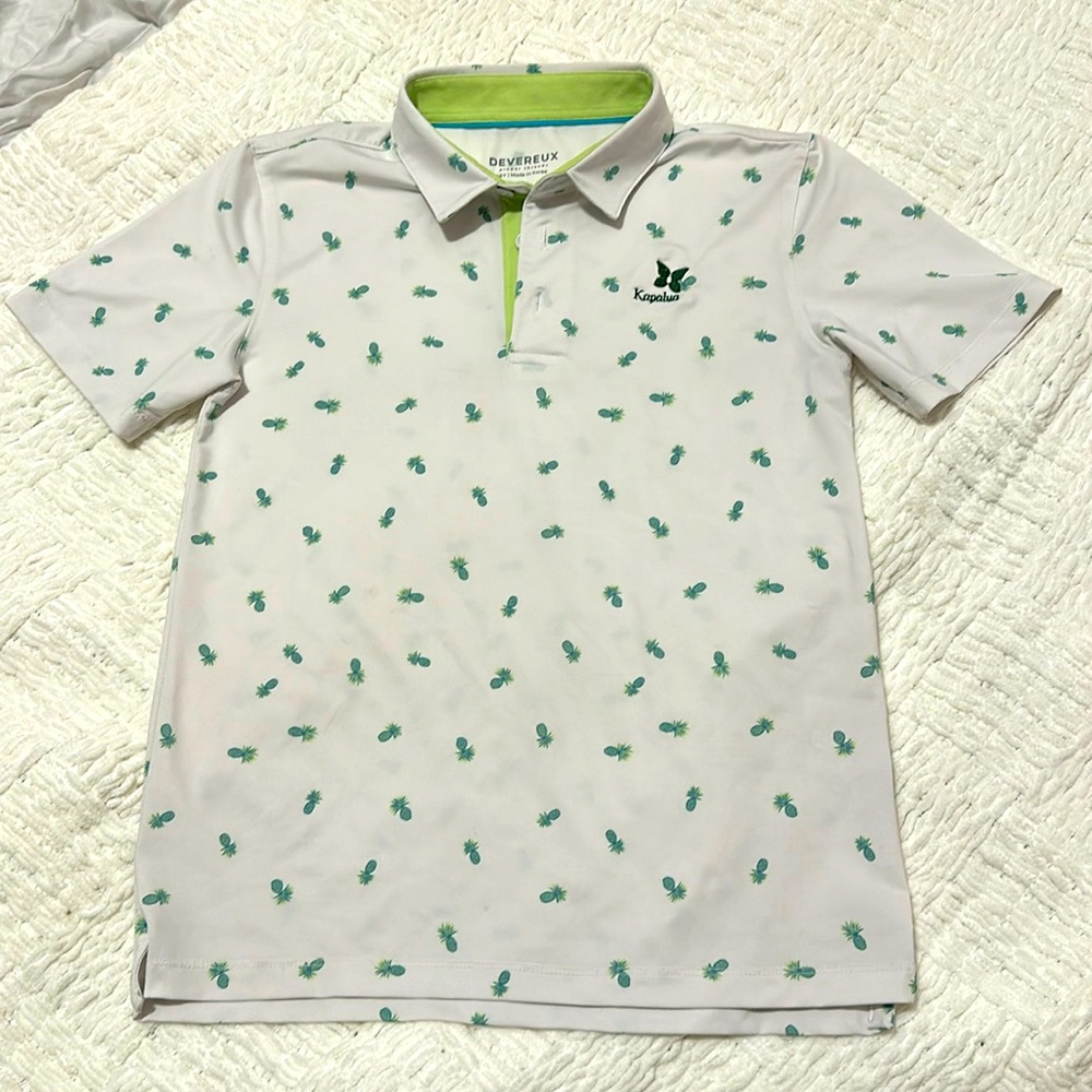Youth boys golf shirt Kapalua golf course Hawaii